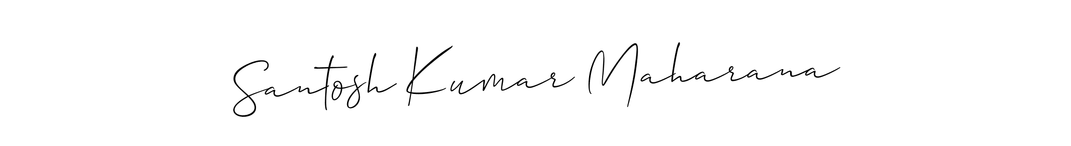 Also You can easily find your signature by using the search form. We will create Santosh Kumar Maharana name handwritten signature images for you free of cost using Allison_Script sign style. Santosh Kumar Maharana signature style 2 images and pictures png