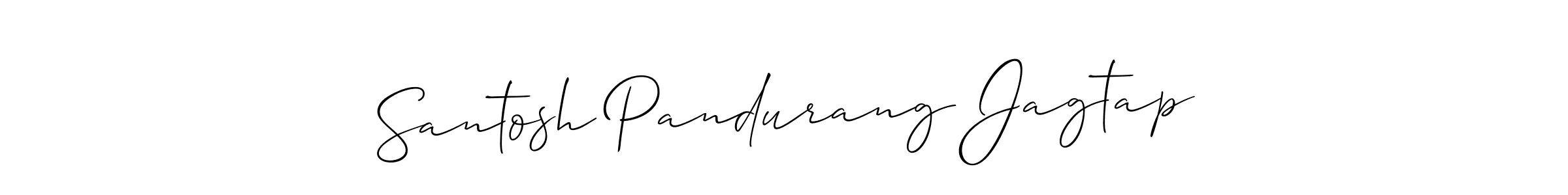 See photos of Santosh Pandurang Jagtap official signature by Spectra . Check more albums & portfolios. Read reviews & check more about Allison_Script font. Santosh Pandurang Jagtap signature style 2 images and pictures png