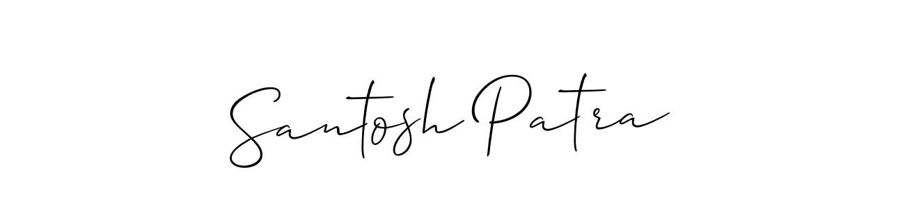 Once you've used our free online signature maker to create your best signature Allison_Script style, it's time to enjoy all of the benefits that Santosh Patra name signing documents. Santosh Patra signature style 2 images and pictures png