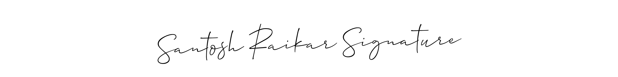 Make a beautiful signature design for name Santosh Raikar Signature. Use this online signature maker to create a handwritten signature for free. Santosh Raikar Signature signature style 2 images and pictures png