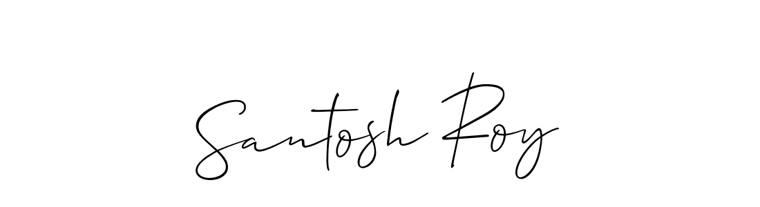 Also we have Santosh Roy name is the best signature style. Create professional handwritten signature collection using Allison_Script autograph style. Santosh Roy signature style 2 images and pictures png