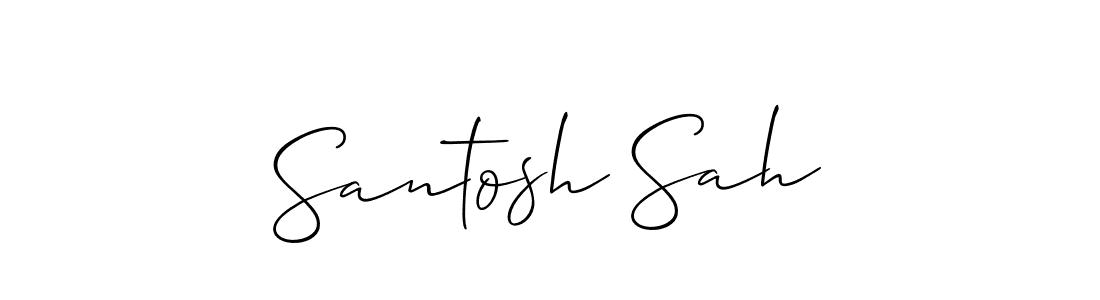 Check out images of Autograph of Santosh Sah name. Actor Santosh Sah Signature Style. Allison_Script is a professional sign style online. Santosh Sah signature style 2 images and pictures png