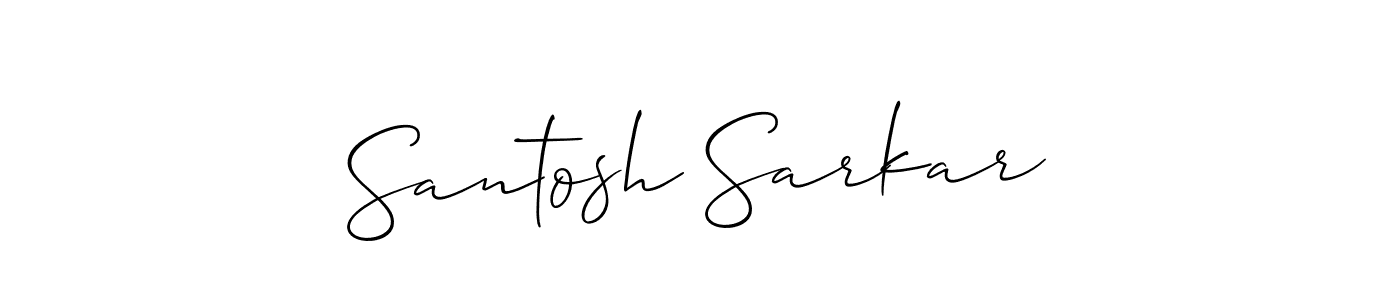 Here are the top 10 professional signature styles for the name Santosh Sarkar. These are the best autograph styles you can use for your name. Santosh Sarkar signature style 2 images and pictures png