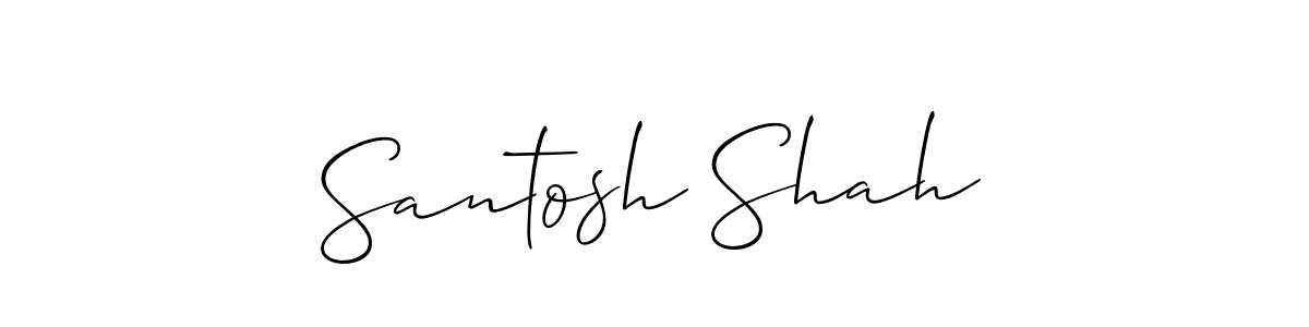 See photos of Santosh Shah official signature by Spectra . Check more albums & portfolios. Read reviews & check more about Allison_Script font. Santosh Shah signature style 2 images and pictures png