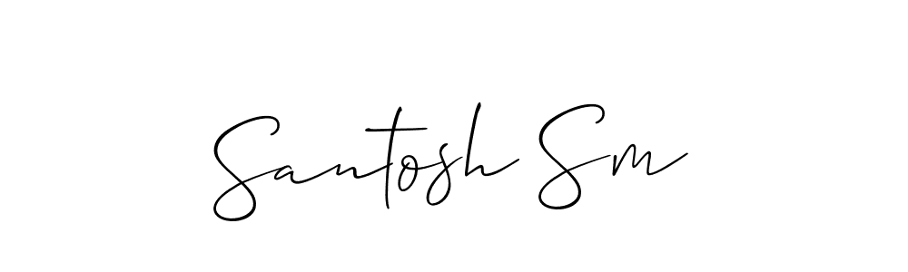 See photos of Santosh Sm official signature by Spectra . Check more albums & portfolios. Read reviews & check more about Allison_Script font. Santosh Sm signature style 2 images and pictures png
