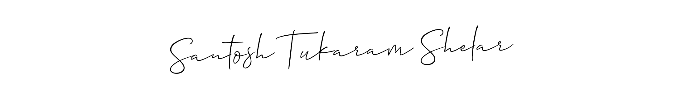 It looks lik you need a new signature style for name Santosh Tukaram Shelar. Design unique handwritten (Allison_Script) signature with our free signature maker in just a few clicks. Santosh Tukaram Shelar signature style 2 images and pictures png