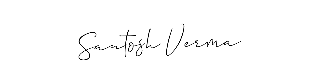 Once you've used our free online signature maker to create your best signature Allison_Script style, it's time to enjoy all of the benefits that Santosh Verma name signing documents. Santosh Verma signature style 2 images and pictures png