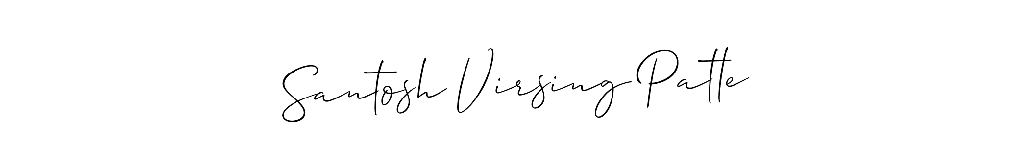 Once you've used our free online signature maker to create your best signature Allison_Script style, it's time to enjoy all of the benefits that Santosh Virsing Patle name signing documents. Santosh Virsing Patle signature style 2 images and pictures png
