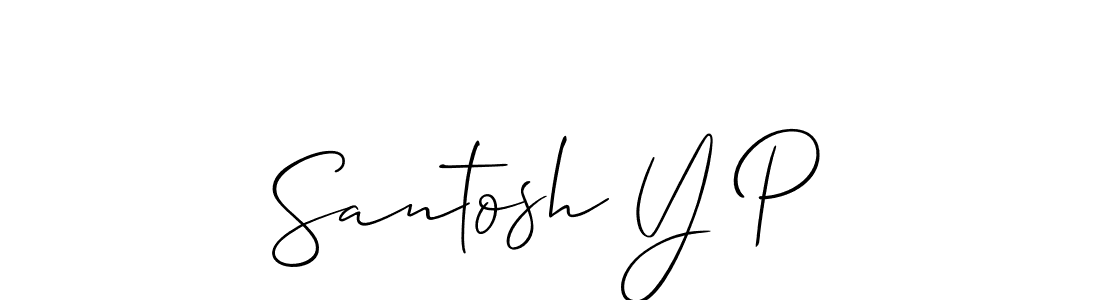 You can use this online signature creator to create a handwritten signature for the name Santosh Y P. This is the best online autograph maker. Santosh Y P signature style 2 images and pictures png
