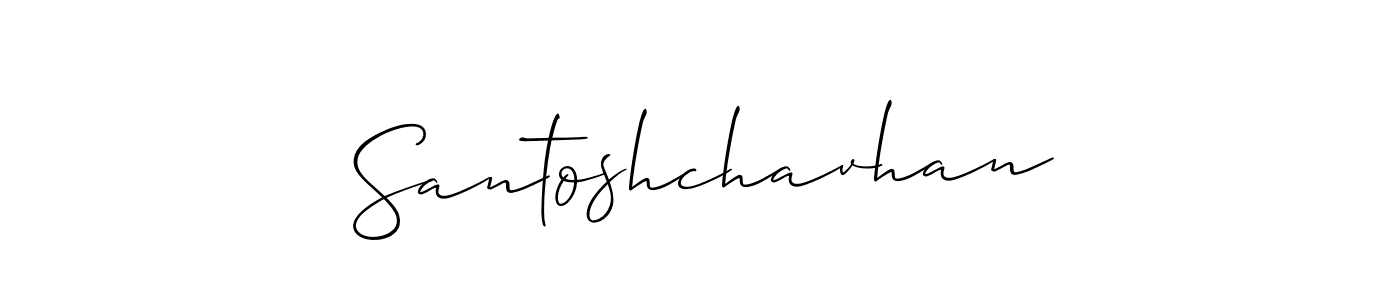 Santoshchavhan stylish signature style. Best Handwritten Sign (Allison_Script) for my name. Handwritten Signature Collection Ideas for my name Santoshchavhan. Santoshchavhan signature style 2 images and pictures png