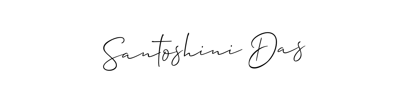 Santoshini Das stylish signature style. Best Handwritten Sign (Allison_Script) for my name. Handwritten Signature Collection Ideas for my name Santoshini Das. Santoshini Das signature style 2 images and pictures png