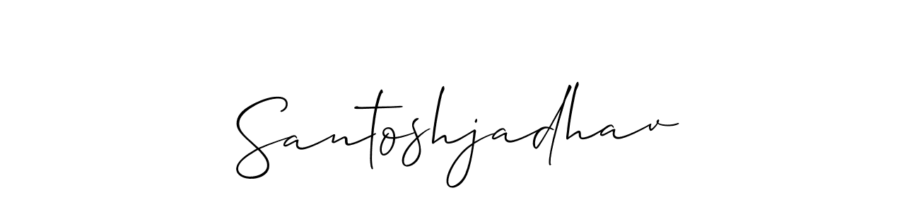 You can use this online signature creator to create a handwritten signature for the name Santoshjadhav. This is the best online autograph maker. Santoshjadhav signature style 2 images and pictures png