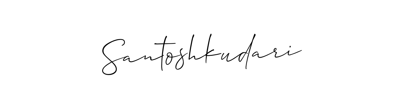 Once you've used our free online signature maker to create your best signature Allison_Script style, it's time to enjoy all of the benefits that Santoshkudari name signing documents. Santoshkudari signature style 2 images and pictures png