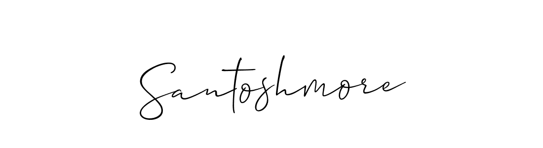 Similarly Allison_Script is the best handwritten signature design. Signature creator online .You can use it as an online autograph creator for name Santoshmore. Santoshmore signature style 2 images and pictures png
