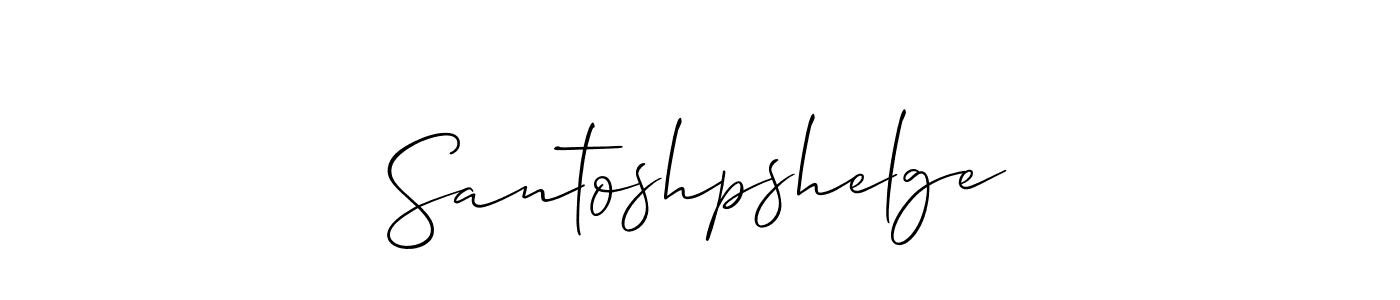 You should practise on your own different ways (Allison_Script) to write your name (Santoshpshelge) in signature. don't let someone else do it for you. Santoshpshelge signature style 2 images and pictures png