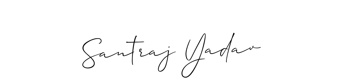 Also we have Santraj Yadav name is the best signature style. Create professional handwritten signature collection using Allison_Script autograph style. Santraj Yadav signature style 2 images and pictures png