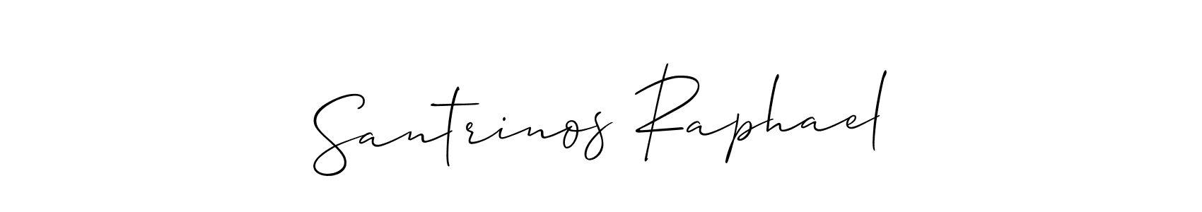 Make a beautiful signature design for name Santrinos Raphael. Use this online signature maker to create a handwritten signature for free. Santrinos Raphael signature style 2 images and pictures png