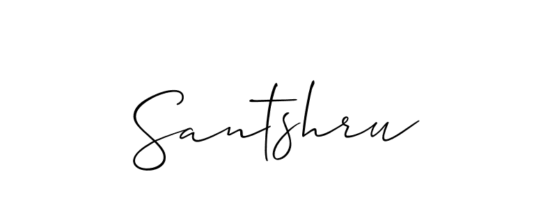 Also You can easily find your signature by using the search form. We will create Santshru name handwritten signature images for you free of cost using Allison_Script sign style. Santshru signature style 2 images and pictures png