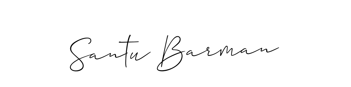 Once you've used our free online signature maker to create your best signature Allison_Script style, it's time to enjoy all of the benefits that Santu Barman name signing documents. Santu Barman signature style 2 images and pictures png