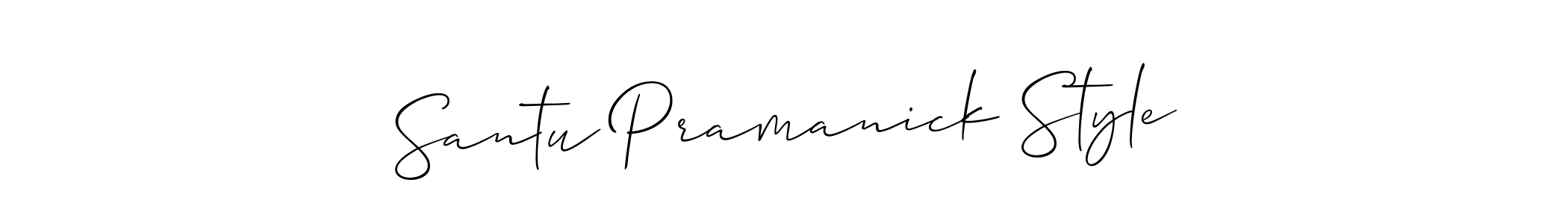 You can use this online signature creator to create a handwritten signature for the name Santu Pramanick Style. This is the best online autograph maker. Santu Pramanick Style signature style 2 images and pictures png
