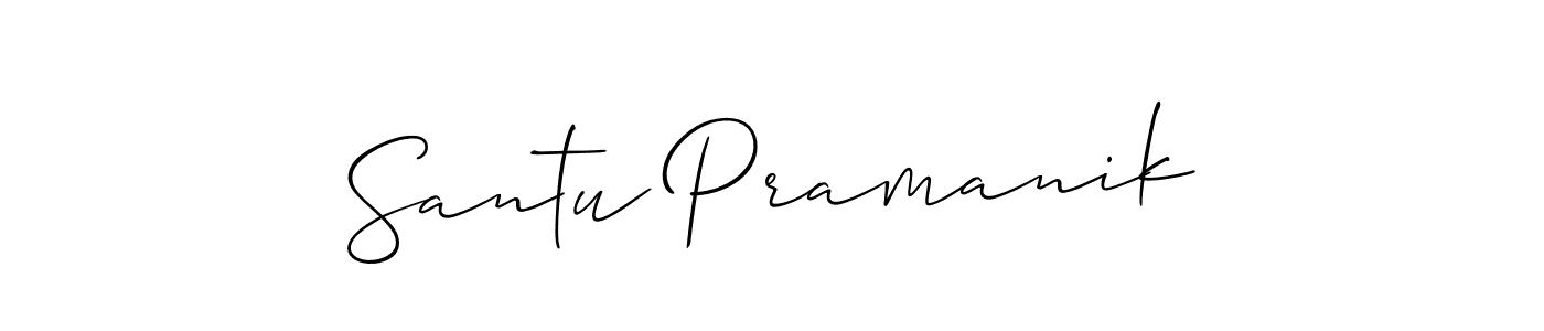 Make a beautiful signature design for name Santu Pramanik. Use this online signature maker to create a handwritten signature for free. Santu Pramanik signature style 2 images and pictures png