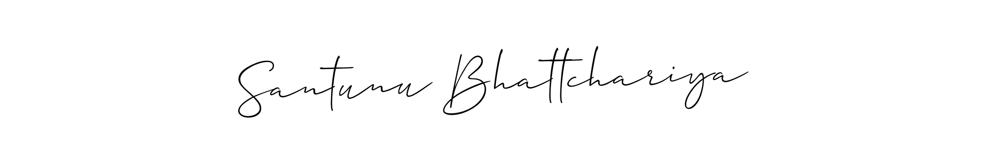 Check out images of Autograph of Santunu Bhattchariya name. Actor Santunu Bhattchariya Signature Style. Allison_Script is a professional sign style online. Santunu Bhattchariya signature style 2 images and pictures png