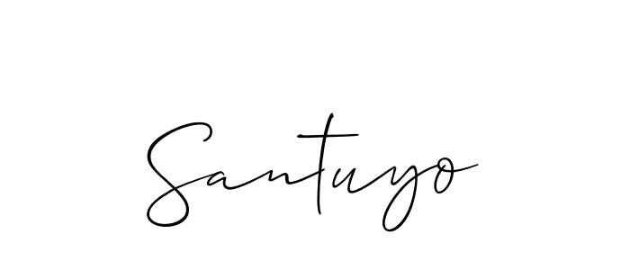 Similarly Allison_Script is the best handwritten signature design. Signature creator online .You can use it as an online autograph creator for name Santuyo. Santuyo signature style 2 images and pictures png