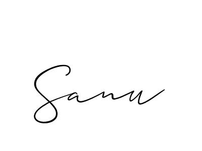 Once you've used our free online signature maker to create your best signature Allison_Script style, it's time to enjoy all of the benefits that Sanu name signing documents. Sanu signature style 2 images and pictures png