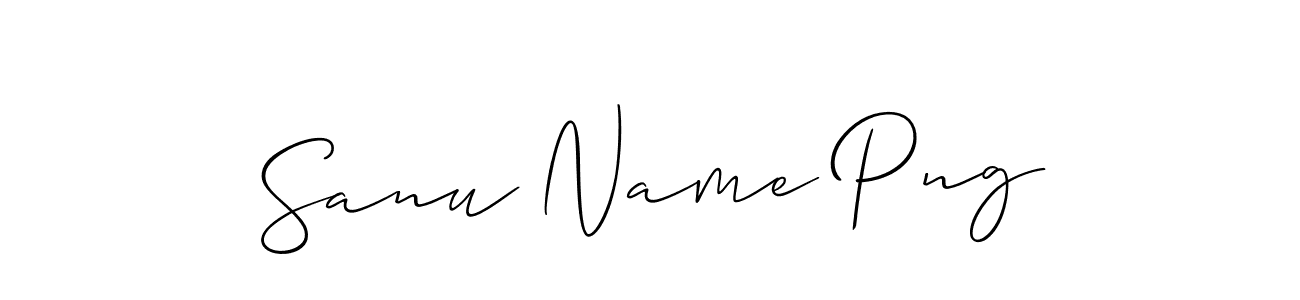 How to make Sanu Name Png name signature. Use Allison_Script style for creating short signs online. This is the latest handwritten sign. Sanu Name Png signature style 2 images and pictures png