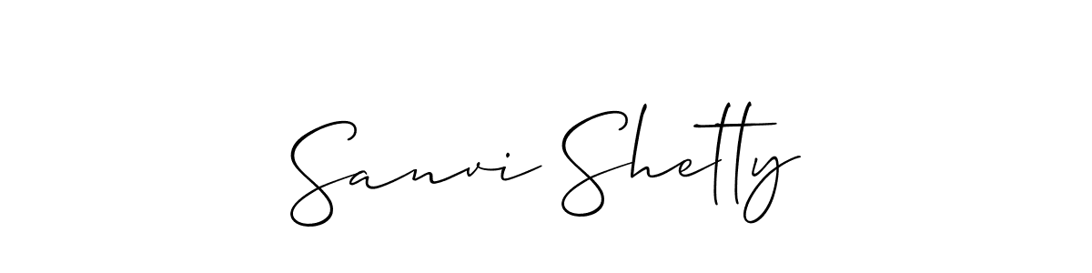 Best and Professional Signature Style for Sanvi Shetty. Allison_Script Best Signature Style Collection. Sanvi Shetty signature style 2 images and pictures png