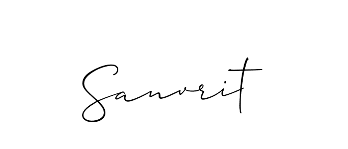 Best and Professional Signature Style for Sanvrit. Allison_Script Best Signature Style Collection. Sanvrit signature style 2 images and pictures png