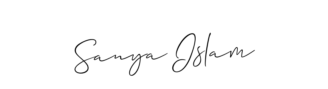 Here are the top 10 professional signature styles for the name Sanya Islam. These are the best autograph styles you can use for your name. Sanya Islam signature style 2 images and pictures png