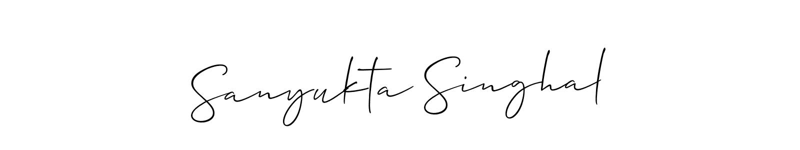 Similarly Allison_Script is the best handwritten signature design. Signature creator online .You can use it as an online autograph creator for name Sanyukta Singhal. Sanyukta Singhal signature style 2 images and pictures png