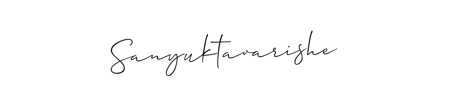 Once you've used our free online signature maker to create your best signature Allison_Script style, it's time to enjoy all of the benefits that Sanyuktavarishe name signing documents. Sanyuktavarishe signature style 2 images and pictures png