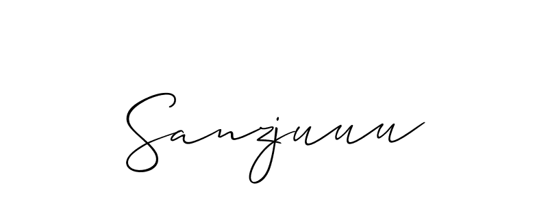 Once you've used our free online signature maker to create your best signature Allison_Script style, it's time to enjoy all of the benefits that Sanzjuuu name signing documents. Sanzjuuu signature style 2 images and pictures png