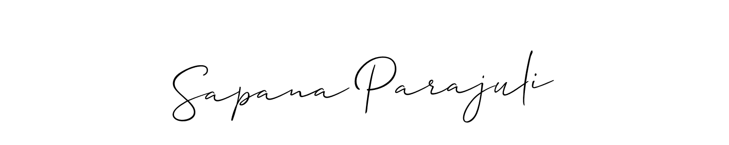 Best and Professional Signature Style for Sapana Parajuli. Allison_Script Best Signature Style Collection. Sapana Parajuli signature style 2 images and pictures png