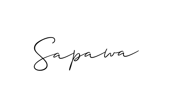 Sapawa stylish signature style. Best Handwritten Sign (Allison_Script) for my name. Handwritten Signature Collection Ideas for my name Sapawa. Sapawa signature style 2 images and pictures png