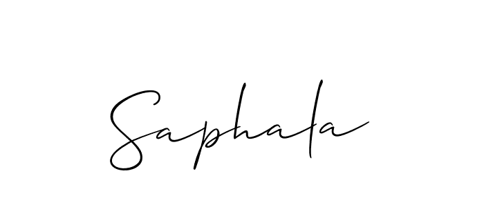 Also we have Saphala name is the best signature style. Create professional handwritten signature collection using Allison_Script autograph style. Saphala signature style 2 images and pictures png
