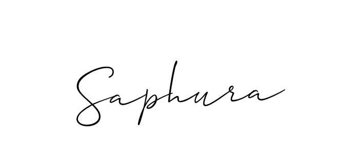 You should practise on your own different ways (Allison_Script) to write your name (Saphura) in signature. don't let someone else do it for you. Saphura signature style 2 images and pictures png