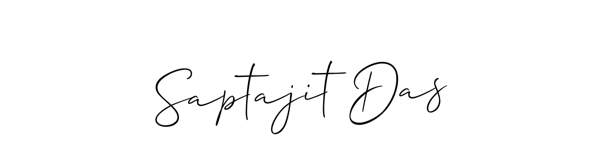 Allison_Script is a professional signature style that is perfect for those who want to add a touch of class to their signature. It is also a great choice for those who want to make their signature more unique. Get Saptajit Das name to fancy signature for free. Saptajit Das signature style 2 images and pictures png