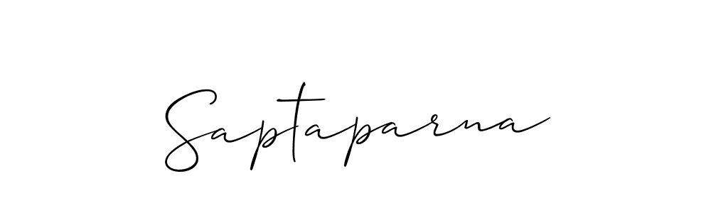 It looks lik you need a new signature style for name Saptaparna. Design unique handwritten (Allison_Script) signature with our free signature maker in just a few clicks. Saptaparna signature style 2 images and pictures png