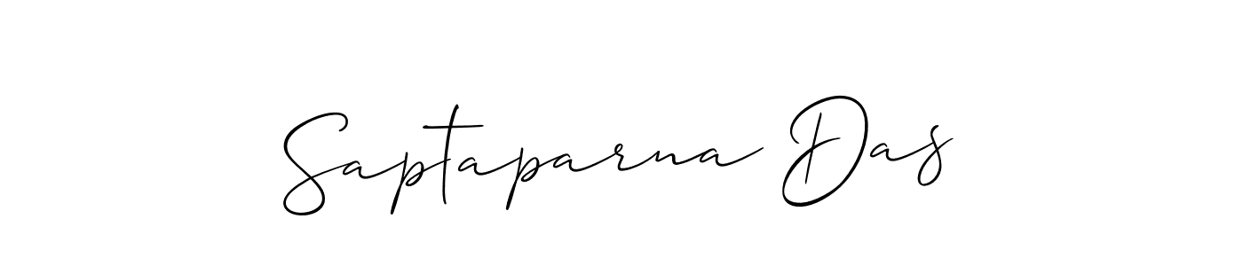 You should practise on your own different ways (Allison_Script) to write your name (Saptaparna Das) in signature. don't let someone else do it for you. Saptaparna Das signature style 2 images and pictures png