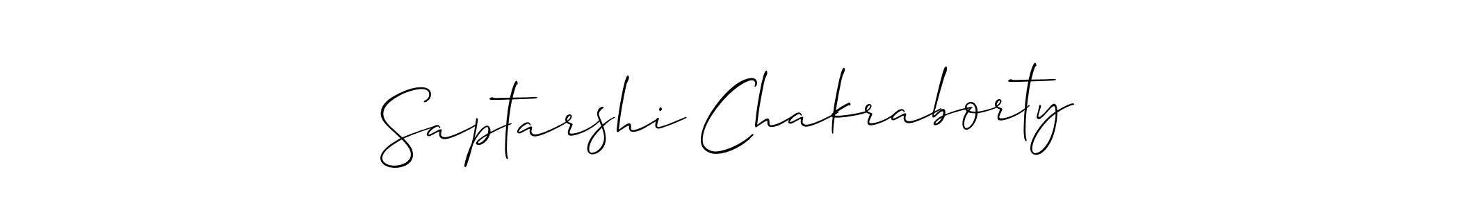 Create a beautiful signature design for name Saptarshi Chakraborty. With this signature (Allison_Script) fonts, you can make a handwritten signature for free. Saptarshi Chakraborty signature style 2 images and pictures png