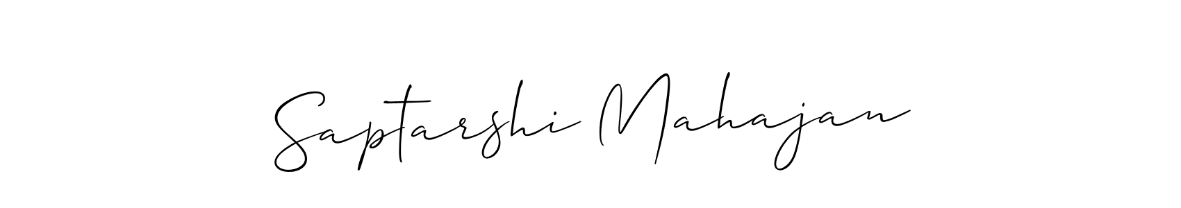 Use a signature maker to create a handwritten signature online. With this signature software, you can design (Allison_Script) your own signature for name Saptarshi Mahajan. Saptarshi Mahajan signature style 2 images and pictures png