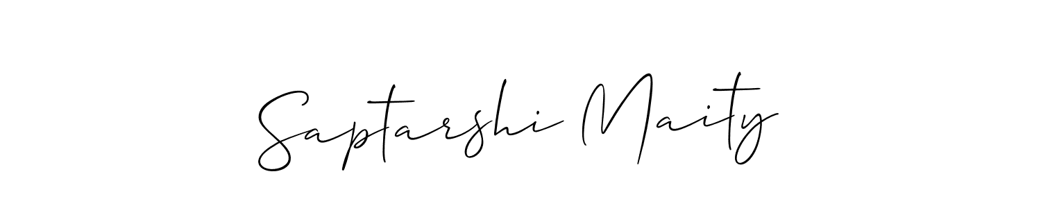 It looks lik you need a new signature style for name Saptarshi Maity. Design unique handwritten (Allison_Script) signature with our free signature maker in just a few clicks. Saptarshi Maity signature style 2 images and pictures png