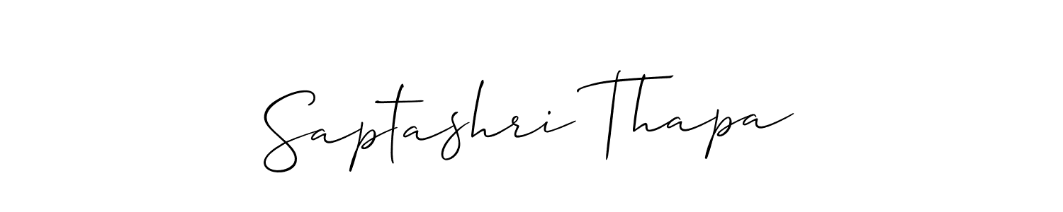 Make a beautiful signature design for name Saptashri Thapa. Use this online signature maker to create a handwritten signature for free. Saptashri Thapa signature style 2 images and pictures png