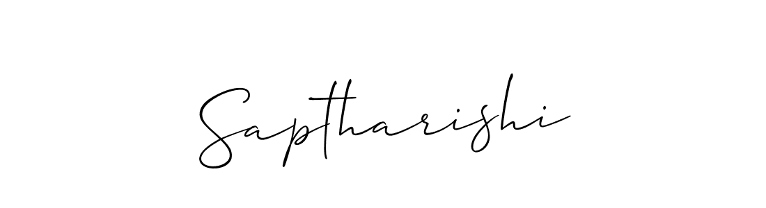 Make a beautiful signature design for name Saptharishi. Use this online signature maker to create a handwritten signature for free. Saptharishi signature style 2 images and pictures png