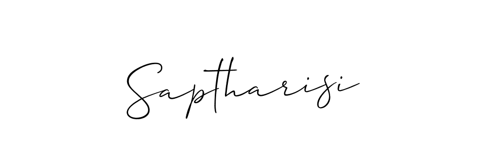Once you've used our free online signature maker to create your best signature Allison_Script style, it's time to enjoy all of the benefits that Saptharisi name signing documents. Saptharisi signature style 2 images and pictures png