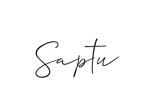 You can use this online signature creator to create a handwritten signature for the name Saptu. This is the best online autograph maker. Saptu signature style 2 images and pictures png