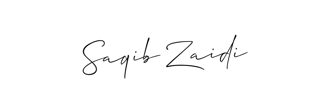 How to Draw Saqib Zaidi signature style? Allison_Script is a latest design signature styles for name Saqib Zaidi. Saqib Zaidi signature style 2 images and pictures png